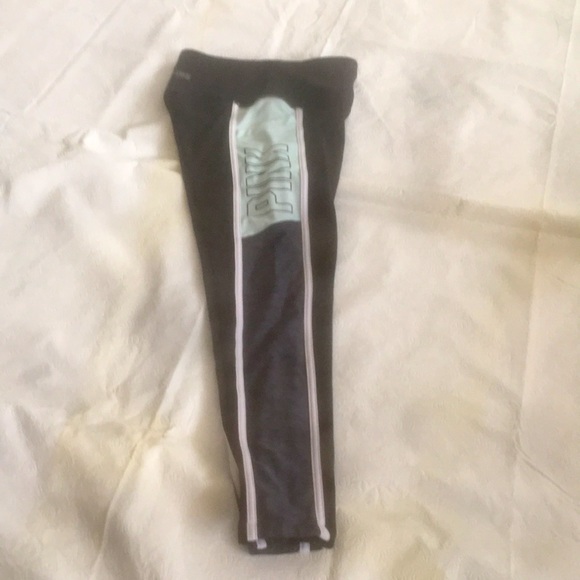 VICTORIA SECRET PINK TRACKSUIT. Cropped Long Sleeve Hoodie & Leggings SET - Picture 4 of 16